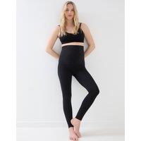 JoJo Maman Bb Cotton Rich High Waisted Maternity Leggings Black