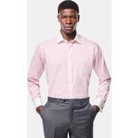 Hawes & Curtis Slim Fit Non Iron Striped Shirt Pink Mix