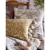 Historic Royal Palaces Pure Cotton Kensington Cushion Yellow Mix