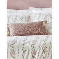Historic Royal Palaces Pure Cotton Kensington Cushion Pink Mix