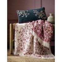 Historic Royal Palaces Velvet Royal Court Embroidery Cushion Multi