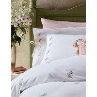 Historic Royal Palaces 2 Pack Victoria Sprigs Pillowcases White Mix