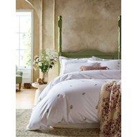 Historic Royal Palaces Pure Cotton Victoria Sprigs Bedding Set White Mix