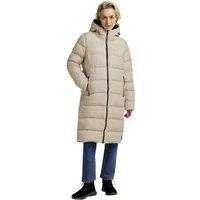 Jack Wolfskin Frozen Palace Longline Puffer Coat Ivory