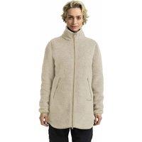 Jack Wolfskin High Curl Relaxed Longline Coat Ivory