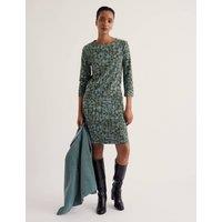 Seasalt Cornwall Cotton Rich Jersey Shift Dress Grey Mix