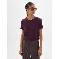 HUSH Supersoft Crew Neck T-Shirt Plum