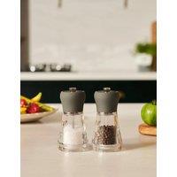 Cole & Mason Resin Salt & Pepper Mill Gift Set Clear