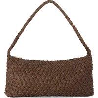 Dune London Woven Shoulder Bag Brown
