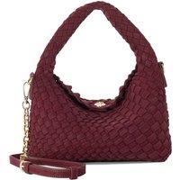 Dune London Woven Grab Bag Dark Red