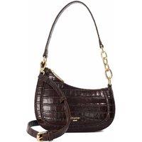 Dune London DIRECTION - Mini Woven Slouch Bag Brown