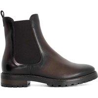 Dune London Leather Chelsea Ankle Boots Brown