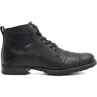 Dune London Wide Fit Leather Casual Boots Black