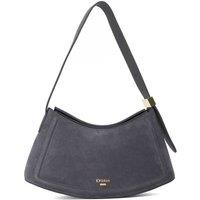 Dune London Leather Shoulder Bag Grey