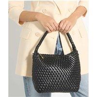 Dune London Woven Slouch Bag Black