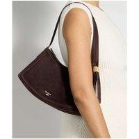 Dune London Leather Shoulder Bag Brown