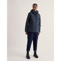 Seasalt Cornwall Waterproof Hooded Rain Jacket Navy