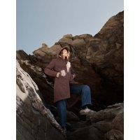 Seasalt Cornwall Waterproof Hooded Longline Parka Light Brown