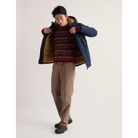 Seasalt Cornwall Cotton Blend Coat Navy