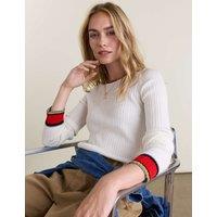 BAUKJEN Pure Merino Wool V-Neck Cardigan Cream