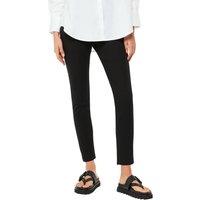 Whistles Cotton Rich Ankle Grazer Skinny Trousers Black