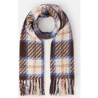 ACCESSORIZE Woven Checked Fringed Blanket Scarf Multi