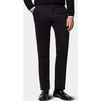 Hawes & Curtis Regular Fit Easy-Iron Brushed Twill Chinos Black
