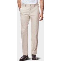 Hawes & Curtis Regular Fit Easy-Iron Brushed Twill Chinos Beige