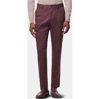 Hawes & Curtis Regular Fit Easy-Iron Brushed Twill Chinos Red