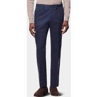 Hawes & Curtis Regular Fit Easy-Iron Brushed Twill Chinos Navy