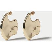 M&S Irregular Hoop Earring Gold
