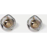 M&S Open Ball Stud Earrings Metallic