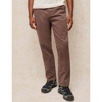 White Stuff Slim Fit Cotton Stretch Chinos Brown