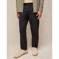 White Stuff Pure Cotton Casual Trousers Black