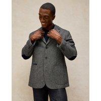 White Stuff Wool Blend Blazer Grey Mix