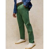 White Stuff Regular Fit Cotton Chinos Dark Green