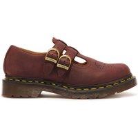 Dr Martens 8065 Crazy Horse Leather Mary Jane Shoes Dark Berry