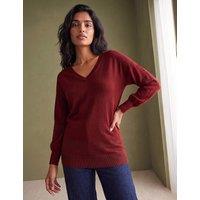 Roman V-Neck Jumper Red