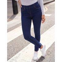 Roman Stretch Denim Elasticated Waist Jeggings Indigo