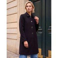 Roman Tailored Swing Coat Black