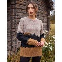 Roman Petite Abstract Colour Block Jumper Multi