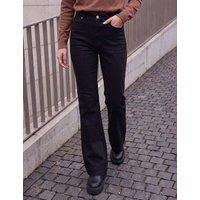 Roman Mid Rise Flared Jeans Black