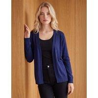 Roman Petite Stretch Cardigan Navy