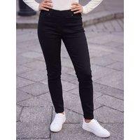 Roman Denim Cropped Jeggings Black