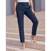 Roman Straight Leg Stretch Trousers Navy