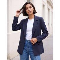 Roman Tailored Single Breasted Blazer Navy