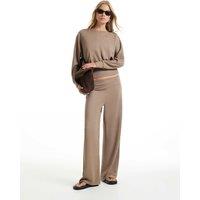 River Island Slim Fit Trousers Chocolate