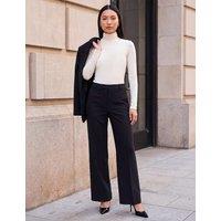 Roman Wide Leg Trousers Black