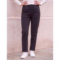 Roman Petite Turn Up Slim Fit Trousers Black