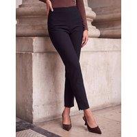 Roman Petite Slim Fit Trousers with Stretch Black